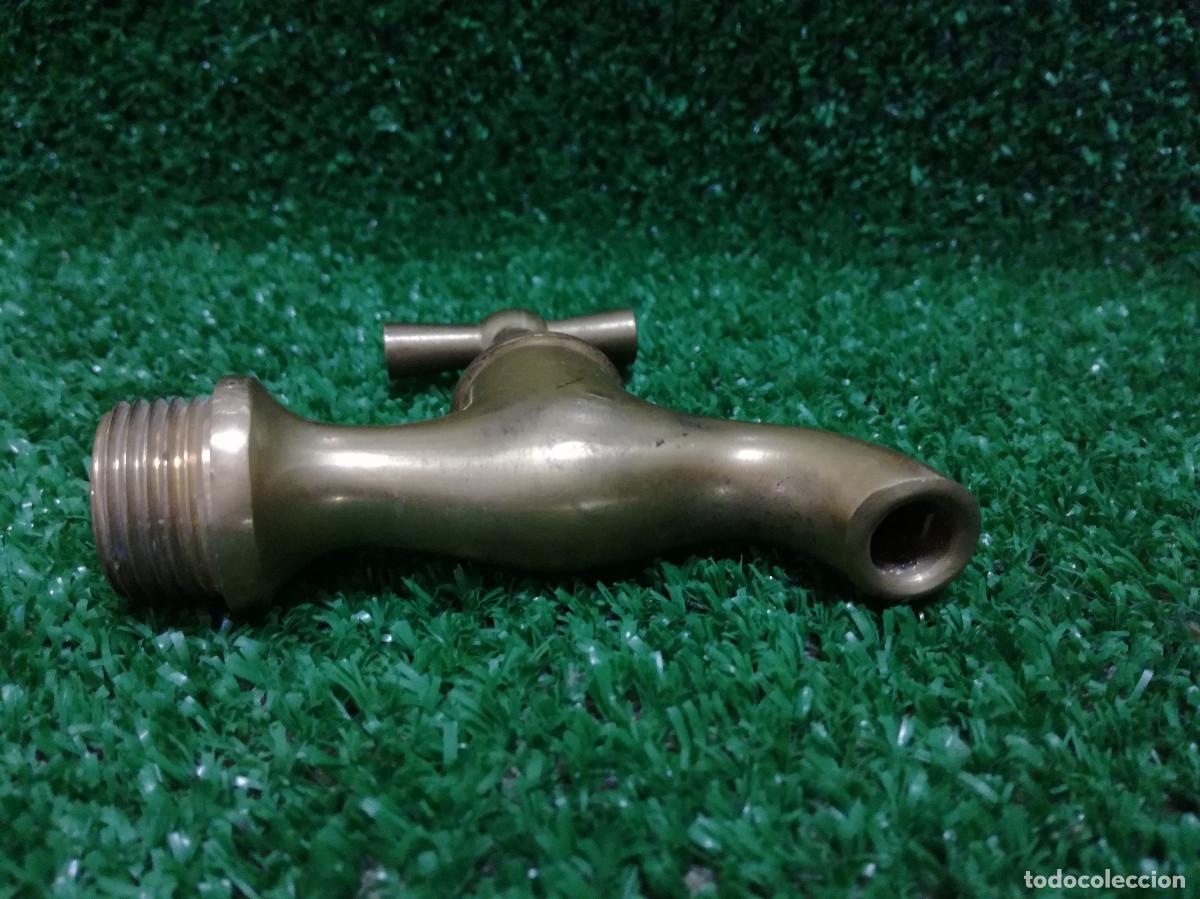 Antig&uuml;edades: ANTIGUO GRIFO DE LATON / BRONCE PULIDO - Foto 4