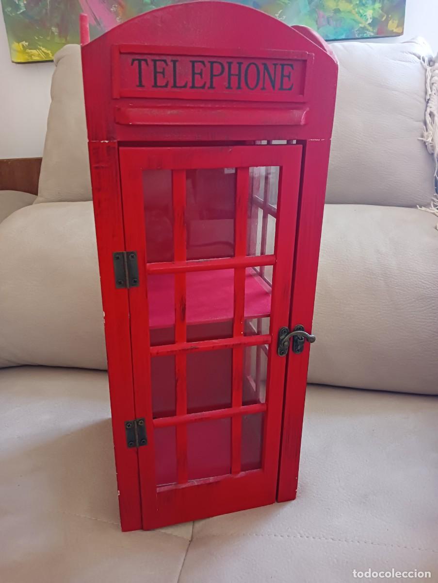 Antig&uuml;edades: CABINA DE TEL&Eacute;FONO ROJA - Foto 5