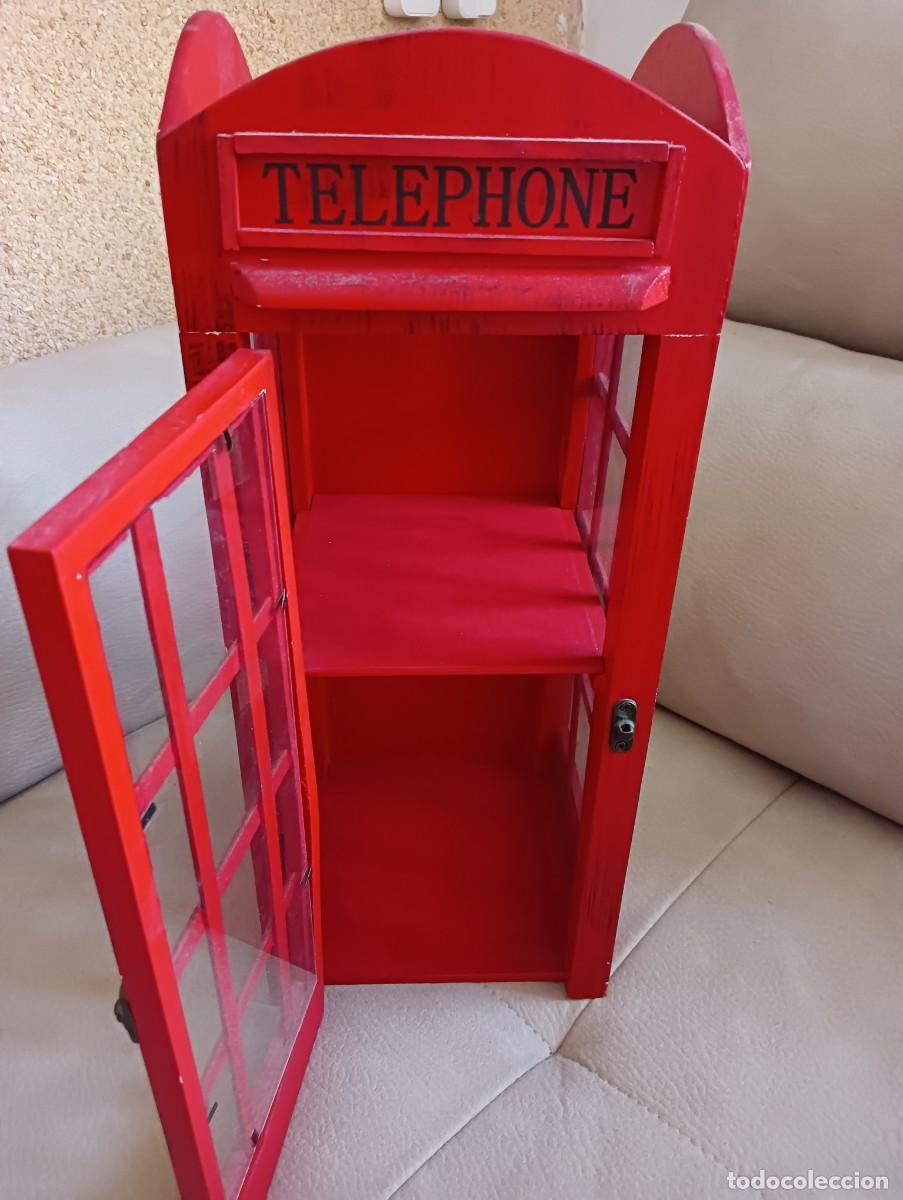 Antig&uuml;edades: CABINA DE TEL&Eacute;FONO ROJA - Foto 7