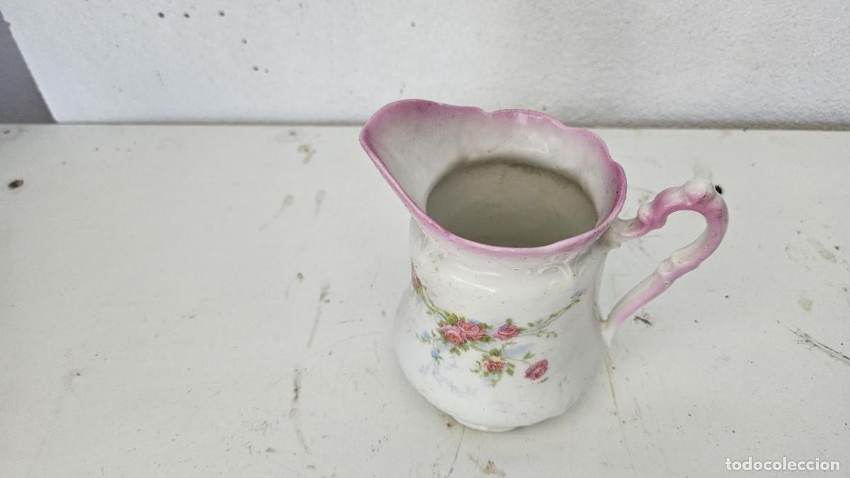 Antig&uuml;edades: jarra de porcelana firmda - Foto 2