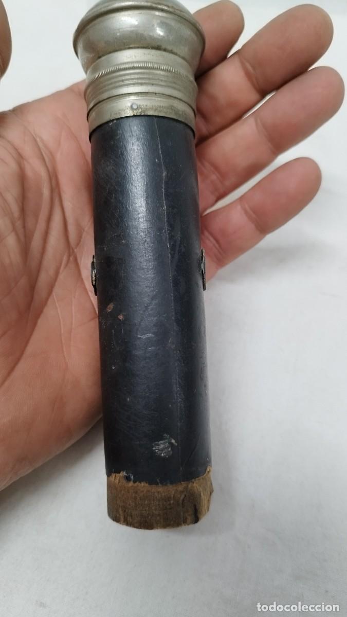 Antig&uuml;edades: Antigua linterna negra,sin probar - Foto 1