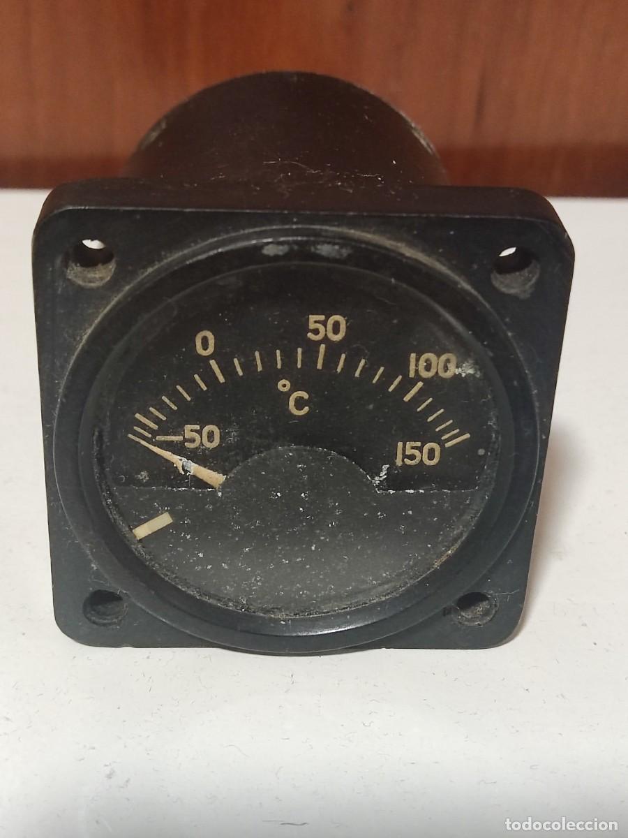 Antig&uuml;edades: INDICADOR TEMPERATURA AVION - Foto 1