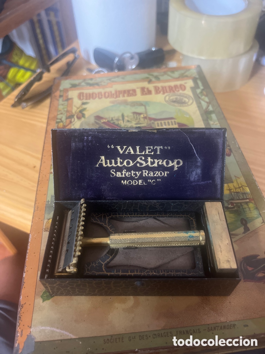 Antig&uuml;edades: Maquinilla afeitar Valet AutoStrop .Modelo C - Foto 1