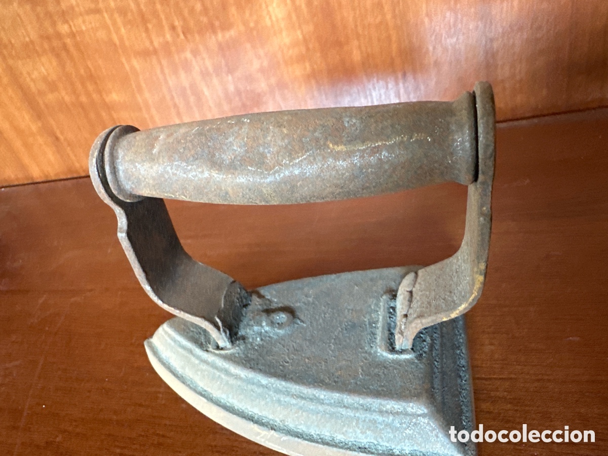 Antig&uuml;edades: PEQUE&Ntilde;A PLANCHA DE HIERRO N&deg; 3 - Foto 3