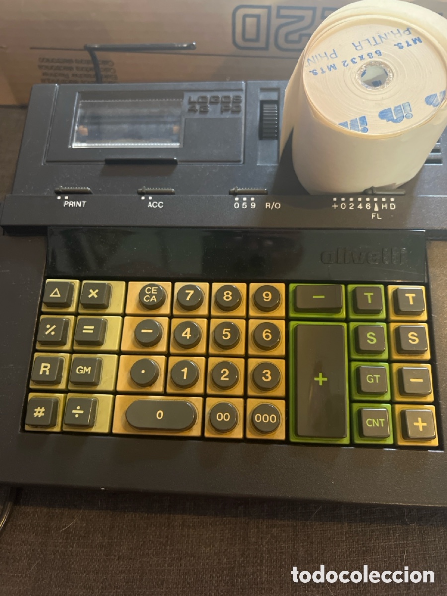 Antig&uuml;edades: Calculadora logo Olivetti - Foto 1