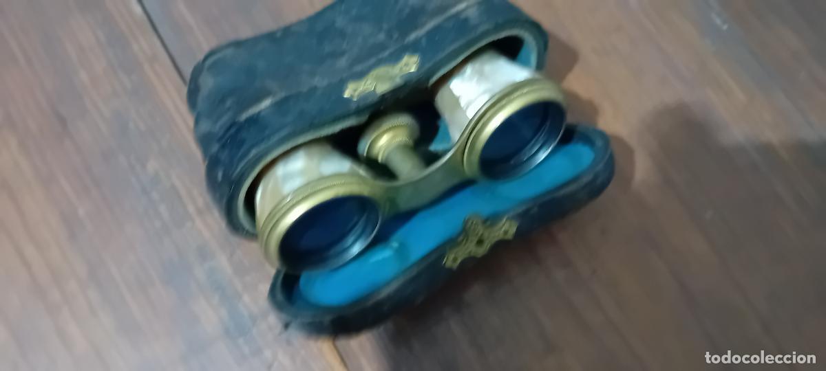 Antig&uuml;edades: ANTIGUOS BINOCULARES CON ESTUCHE DE TRANSPORTE - Foto 2