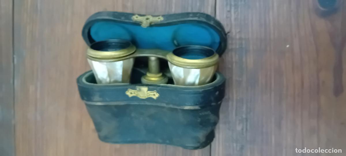 Antig&uuml;edades: ANTIGUOS BINOCULARES CON ESTUCHE DE TRANSPORTE - Foto 3