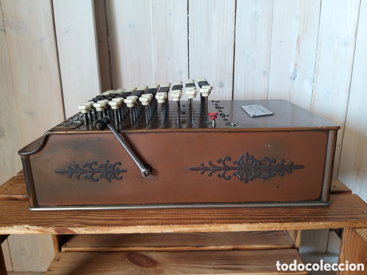 Antig&uuml;edades: Antigua calculadora Comptometer modelo H 1920 - Foto 4