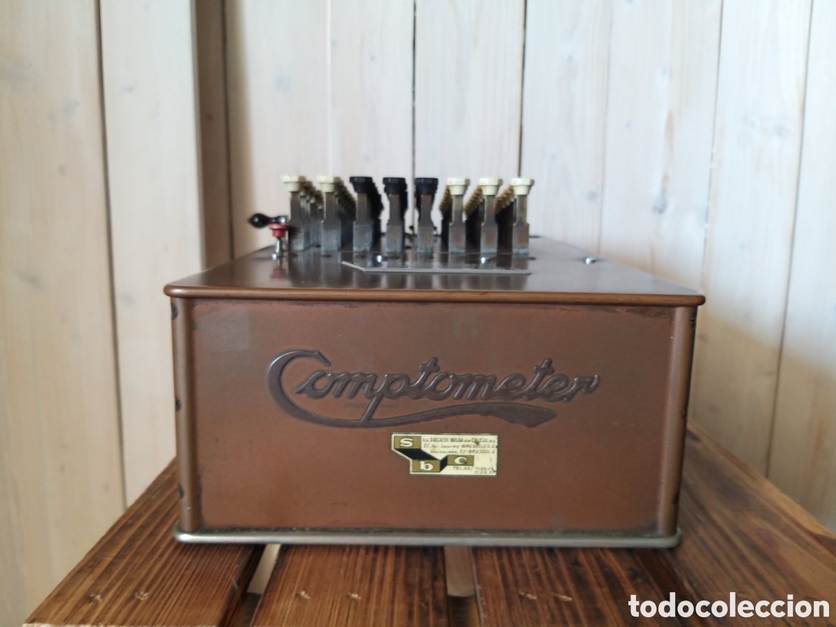 Antig&uuml;edades: Antigua calculadora Comptometer modelo H 1920 - Foto 5