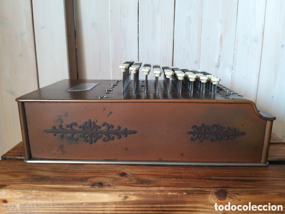 Antig&uuml;edades: Antigua calculadora Comptometer modelo H 1920 - Foto 6