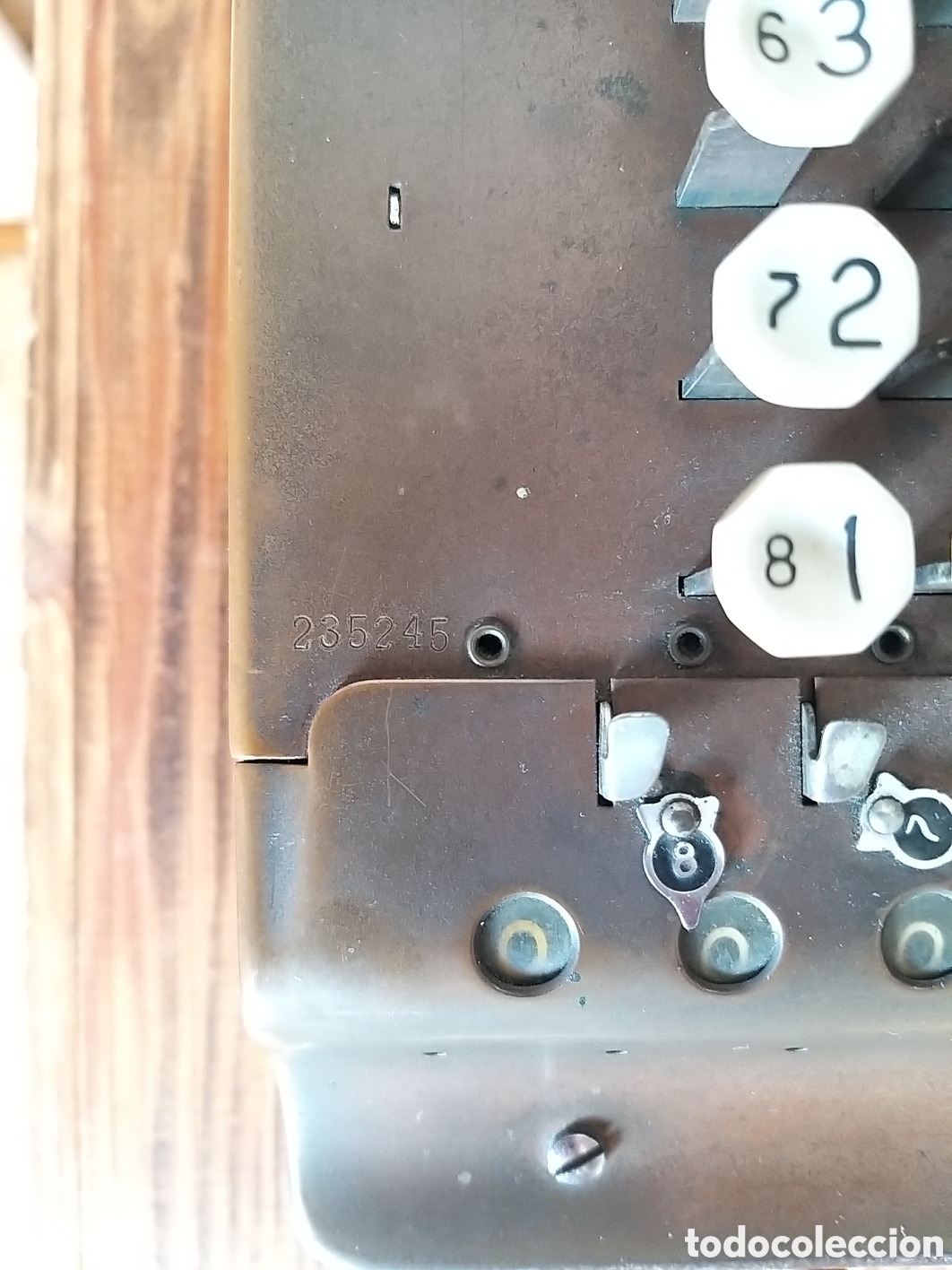 Antig&uuml;edades: Antigua calculadora Comptometer modelo H 1920 - Foto 8