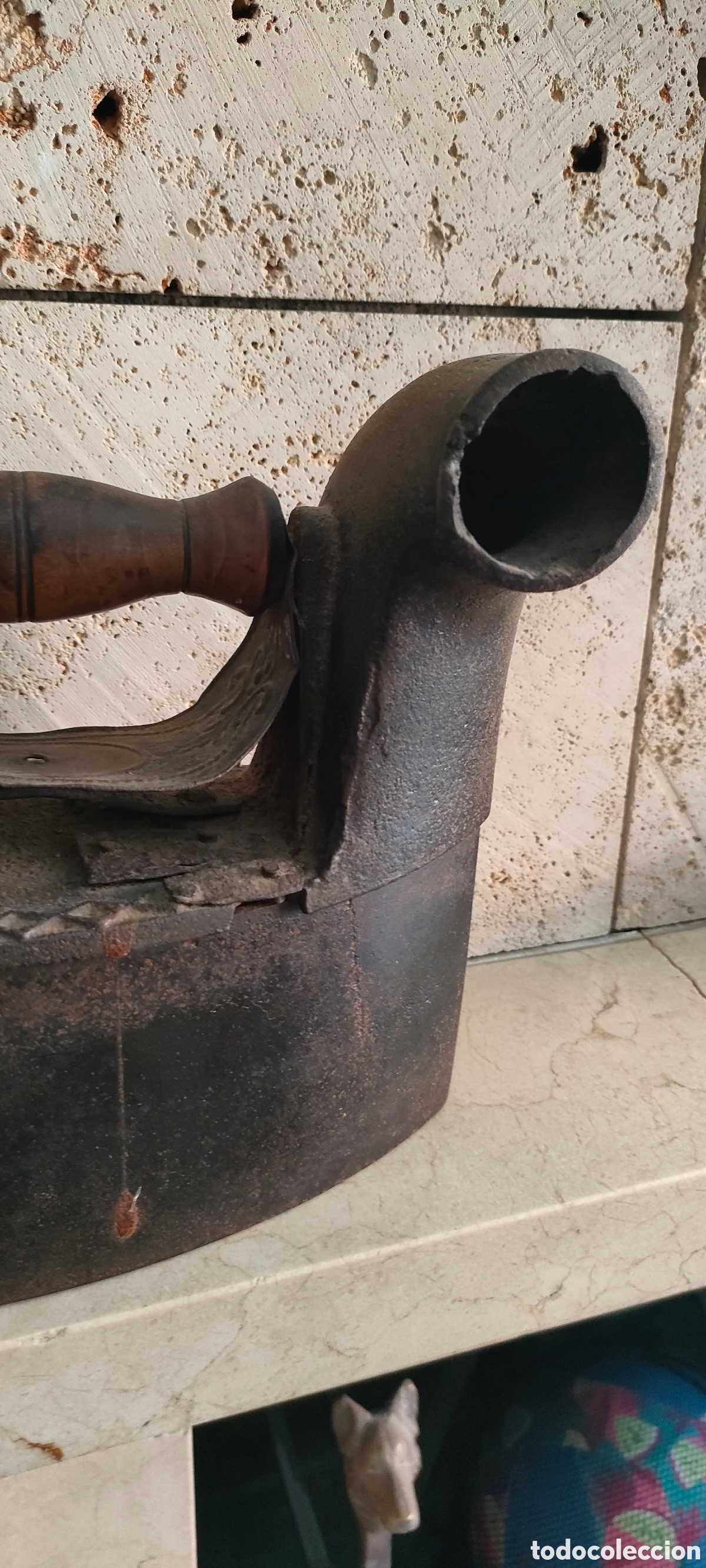 Antig&uuml;edades: Plancha de hierro antigua - Foto 2