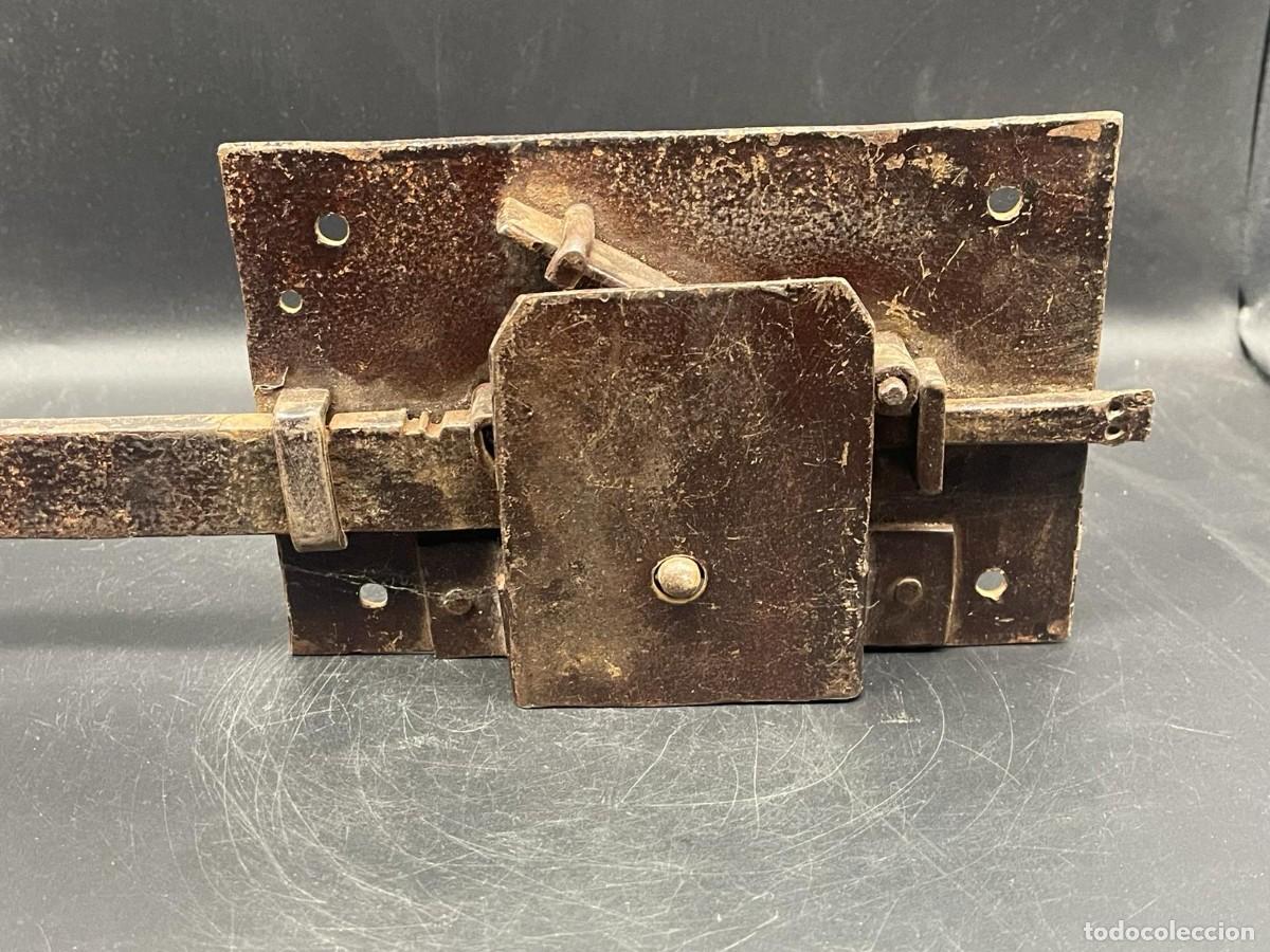 Antig&uuml;edades: CERRADURA CON LLAVE ORIGINAL - Foto 7