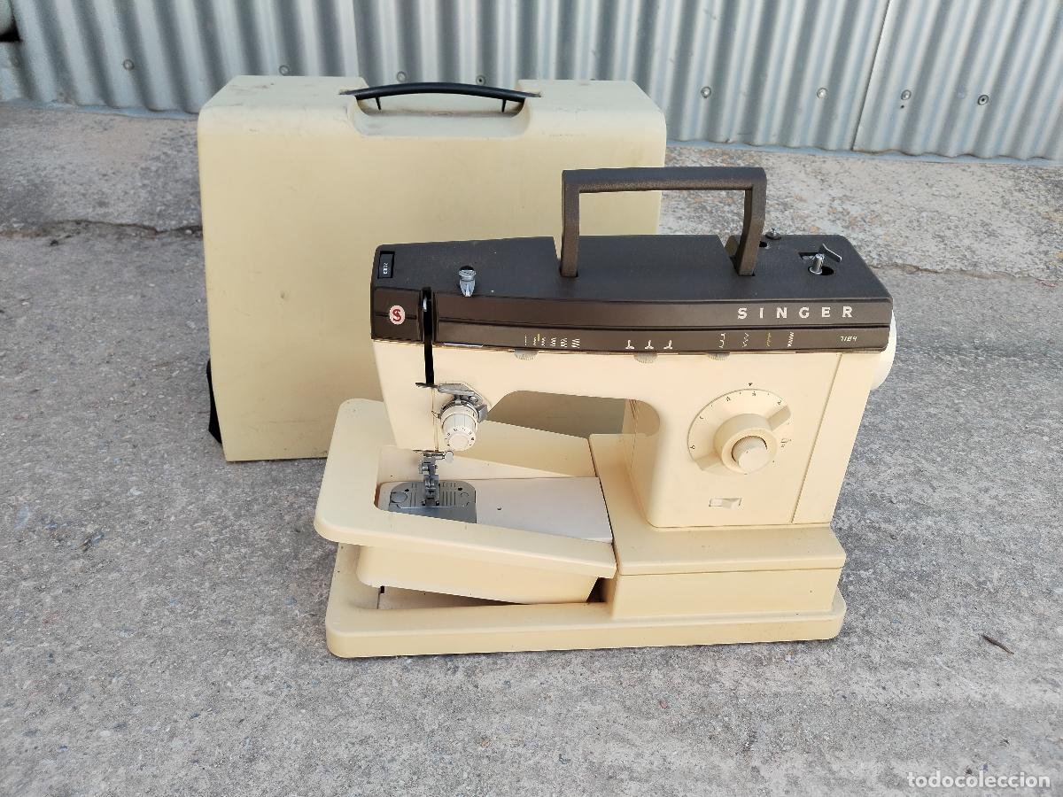 Antig&uuml;edades: maquina de coser singer 7184 - Foto 2