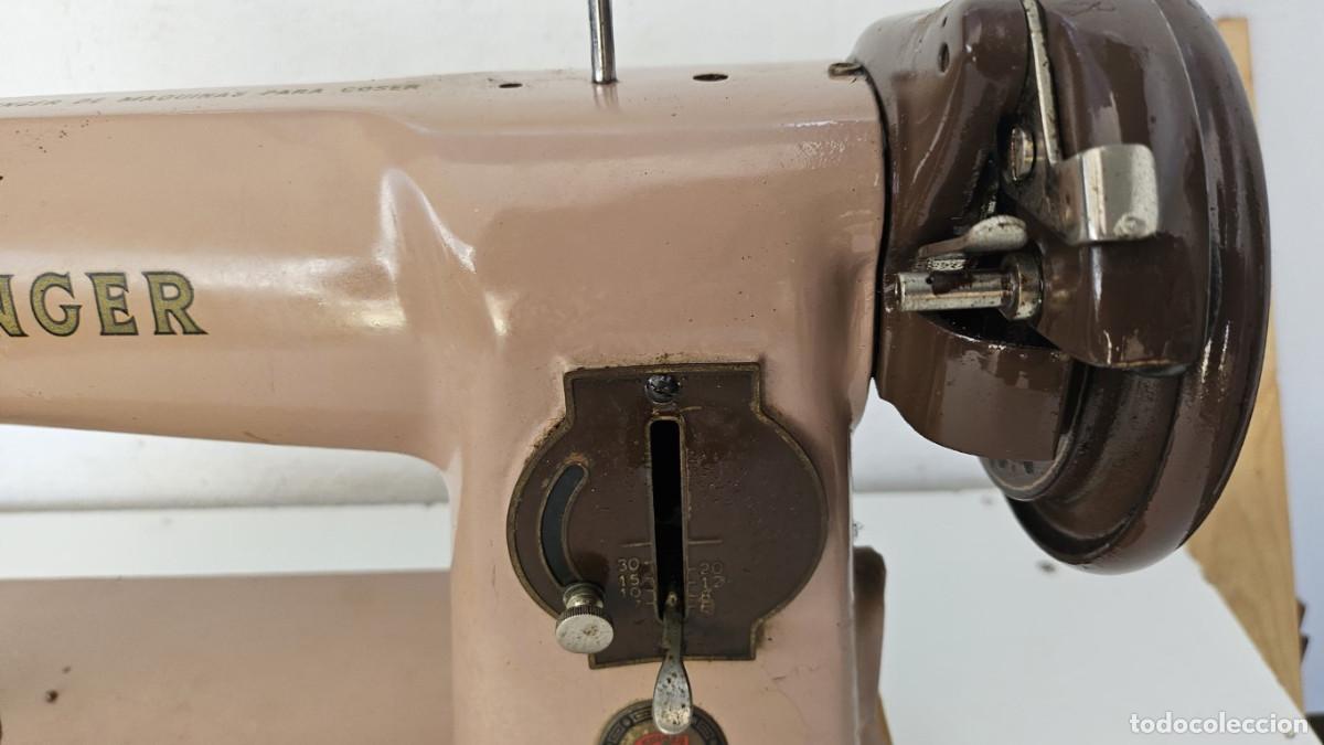 Antig&uuml;edades: cabeza de maquina de coser simger - Foto 4
