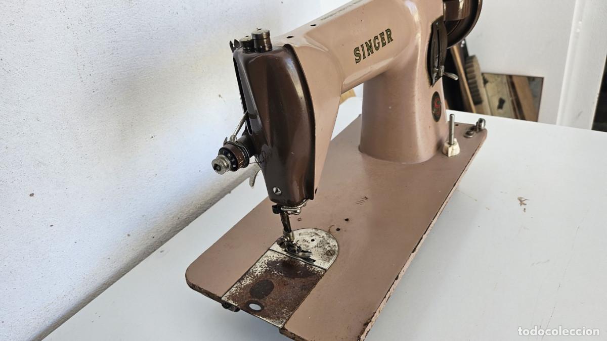 Antig&uuml;edades: cabeza de maquina de coser simger - Foto 6