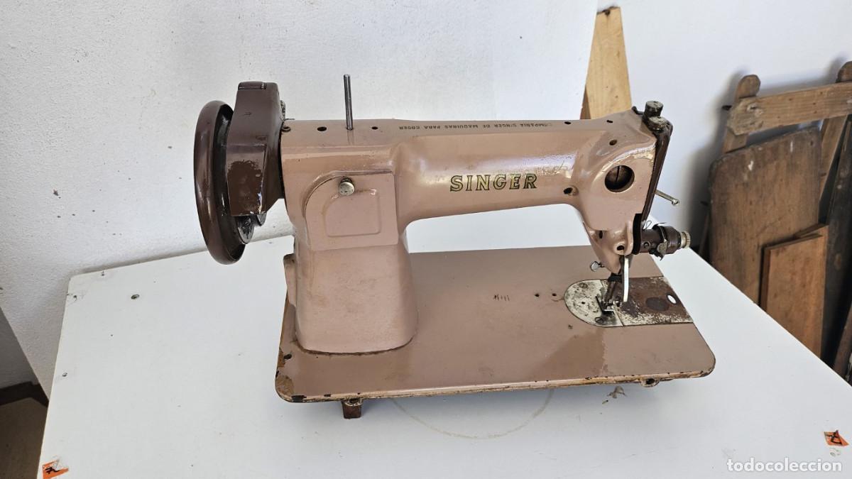 Antig&uuml;edades: cabeza de maquina de coser simger - Foto 7
