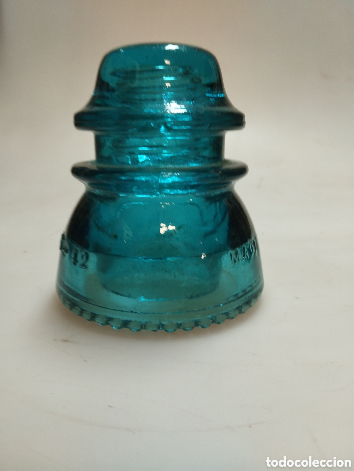 Antig&uuml;edades: Peque&ntilde;a j&iacute;cara de color verde - Foto 1