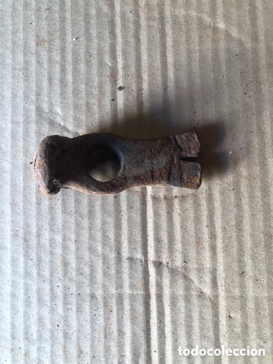Antig&uuml;edades: 1 martillo de hierro muy usado - Foto 3