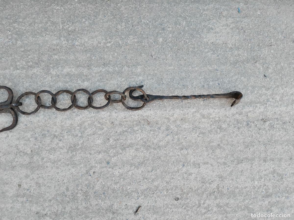 Antig&uuml;edades: cadena forja de chimenea - Foto 7