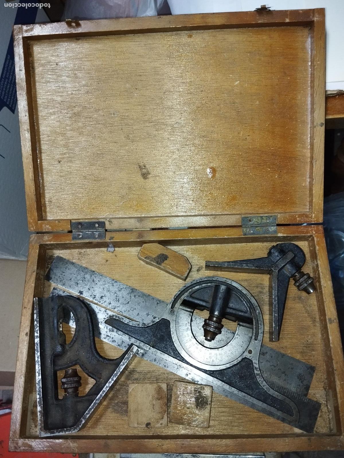 Antig&uuml;edades: CAJA NIVELES ALCA SA EIBAR PARA CARPINTER&Iacute;A - Foto 1