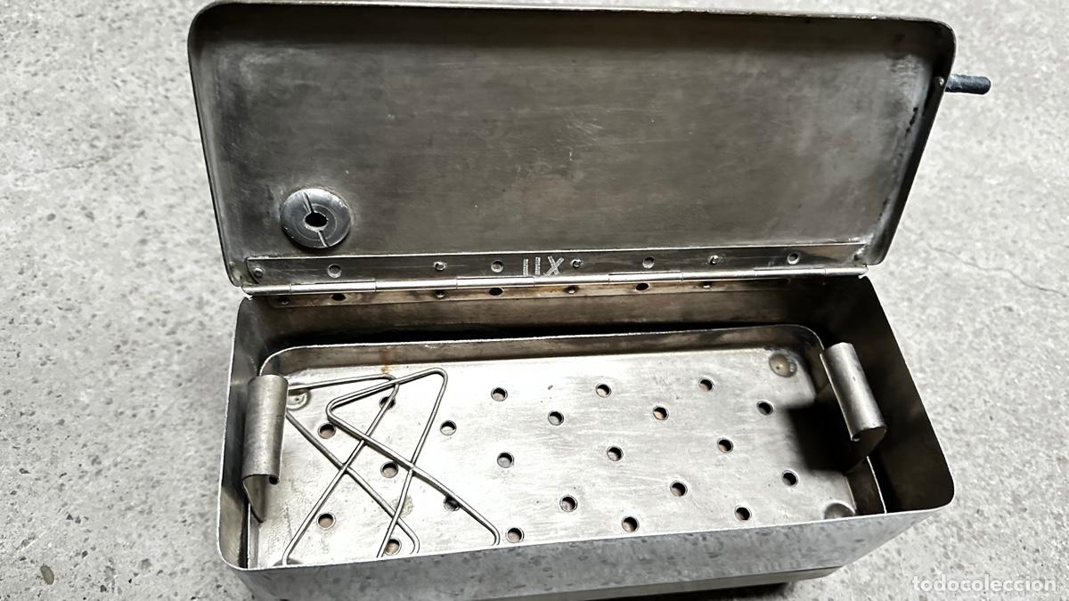 Antig&uuml;edades: CAJA DE ESTERILIZACION MEDICA. - Foto 8