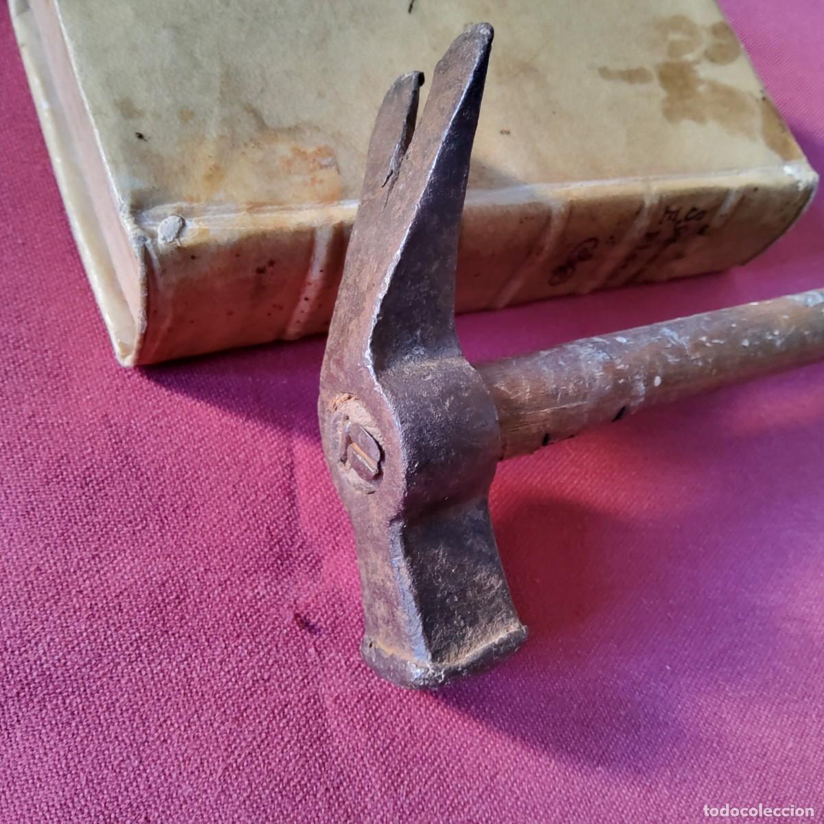 Antig&uuml;edades: MARTILLO ANTIGUO DE HIERRO FORJADO - Foto 3