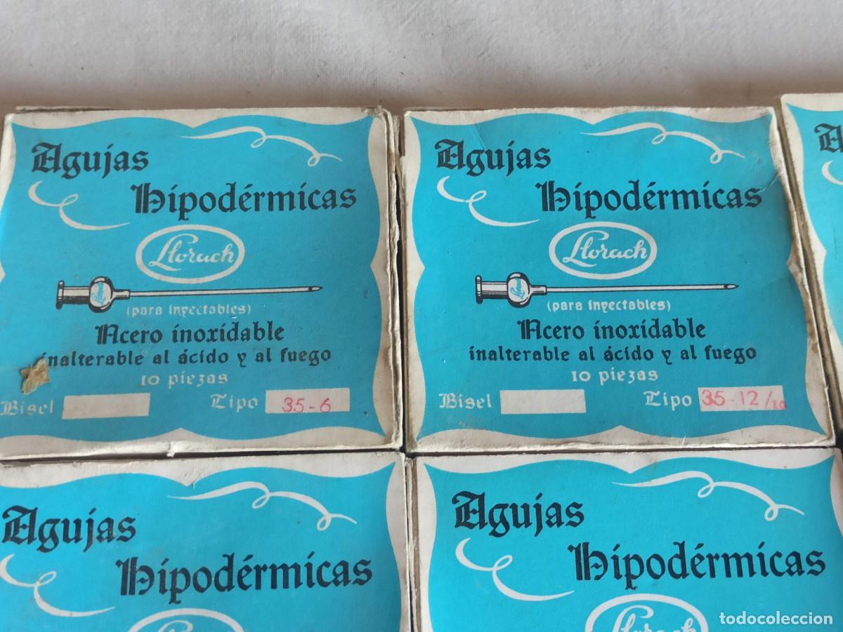 Antig&uuml;edades: Lote 8 cajas agujas hipod&eacute;rmicas - Foto 2