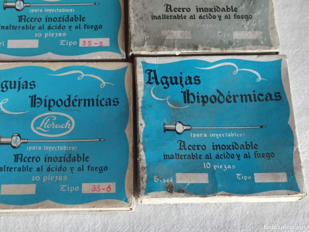 Antig&uuml;edades: Lote 8 cajas agujas hipod&eacute;rmicas - Foto 4