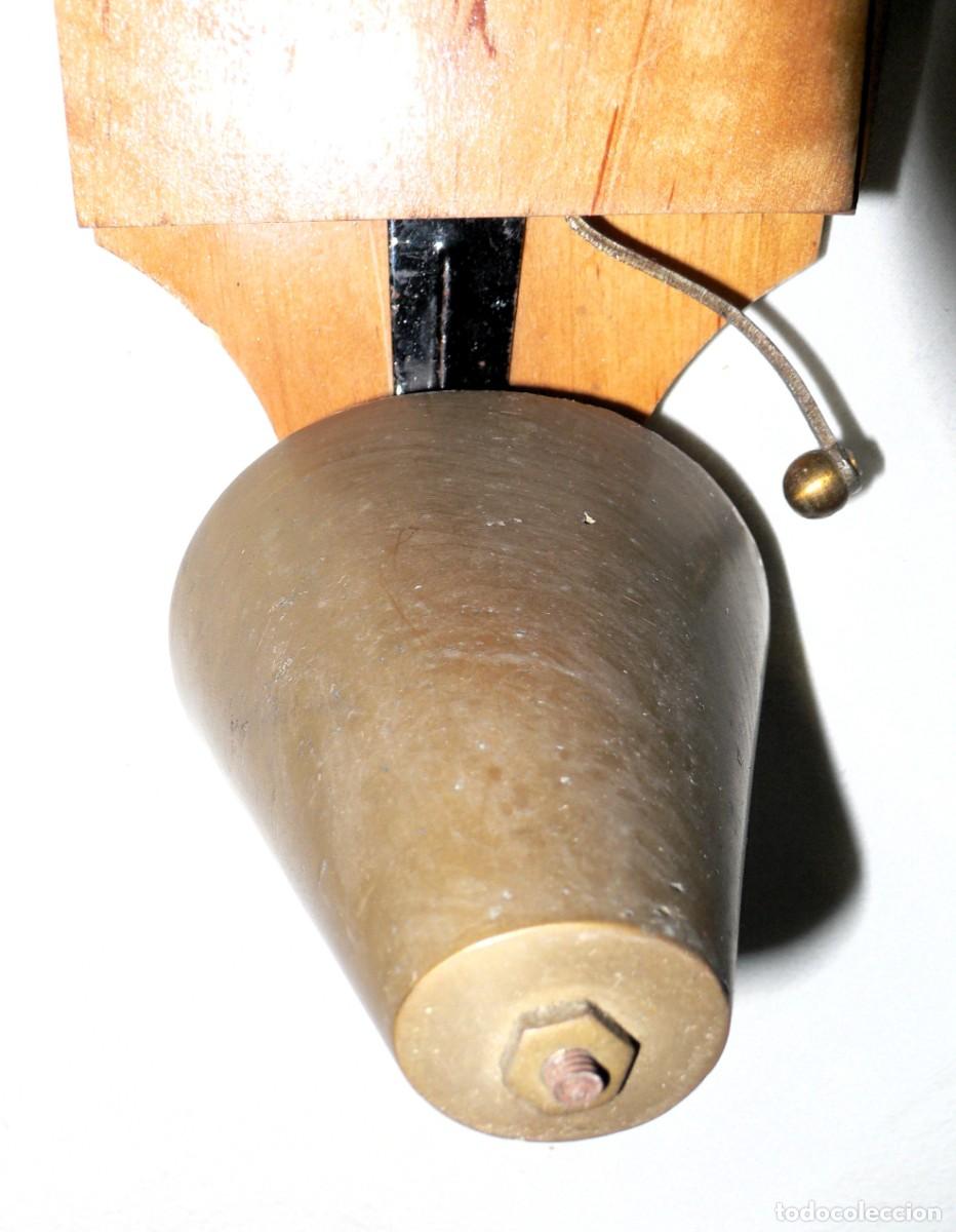 Antig&uuml;edades: ANTIGUO TIMBRE CAMPANA CON CAJA DE MADERA - Foto 7