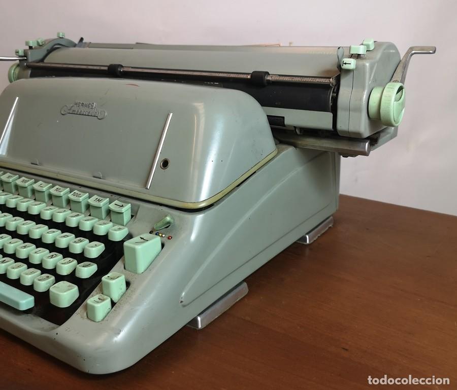Antig&uuml;edades: M&aacute;quina de Escribir Hermes Ambassador - Foto 7