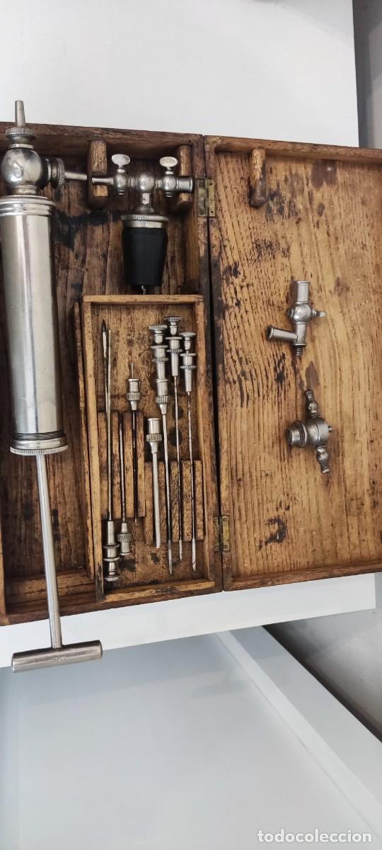 Antig&uuml;edades: ANTIGUO ESTUCHE HARTMANN TRANSFUSION DE SANGRE - Foto 2