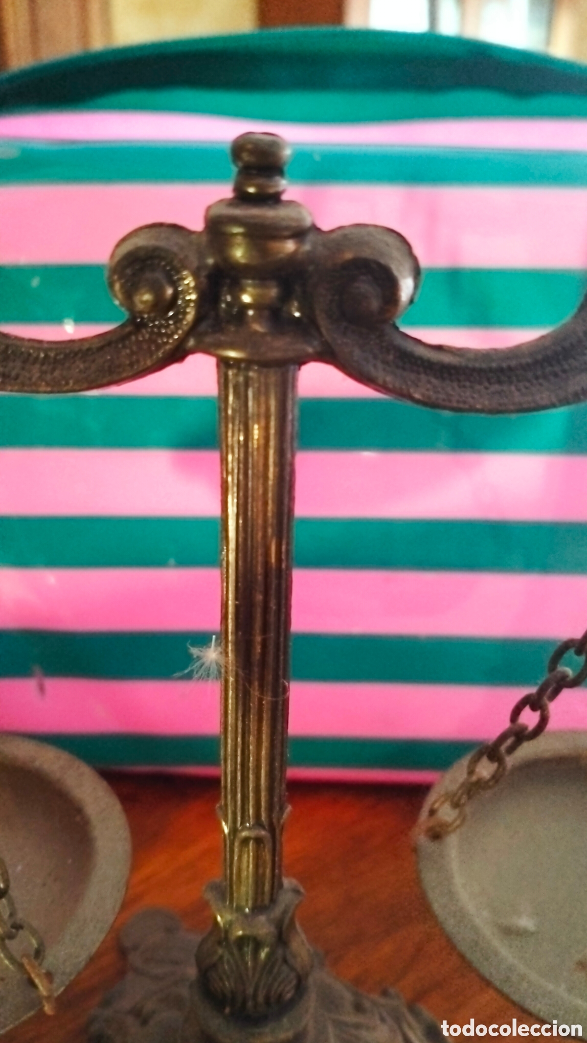 Antig&uuml;edades: Balanza peque&ntilde;a decorativa - Foto 6