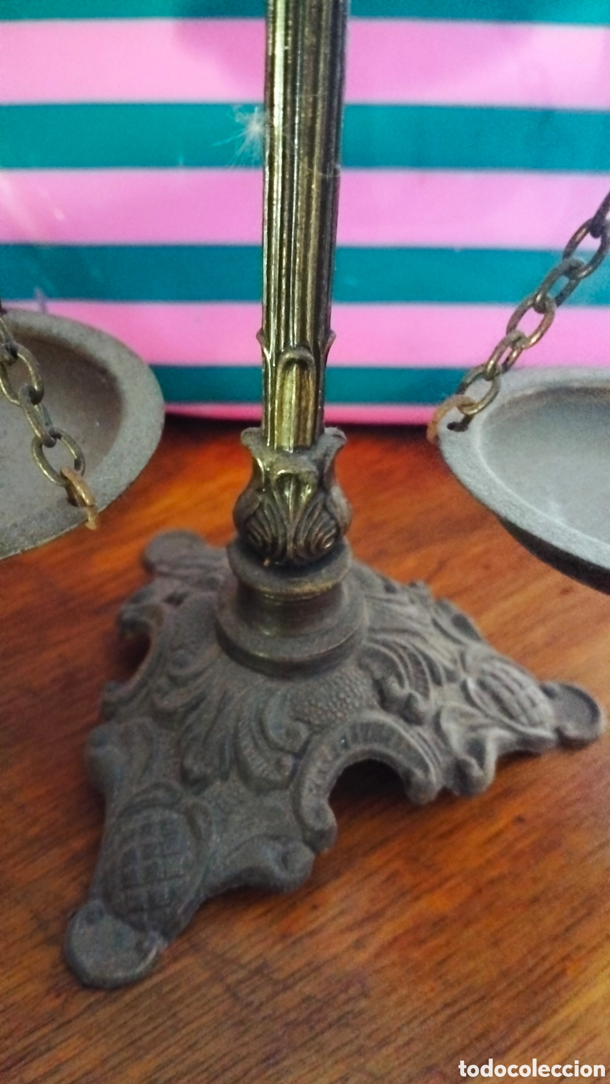 Antig&uuml;edades: Balanza peque&ntilde;a decorativa - Foto 7