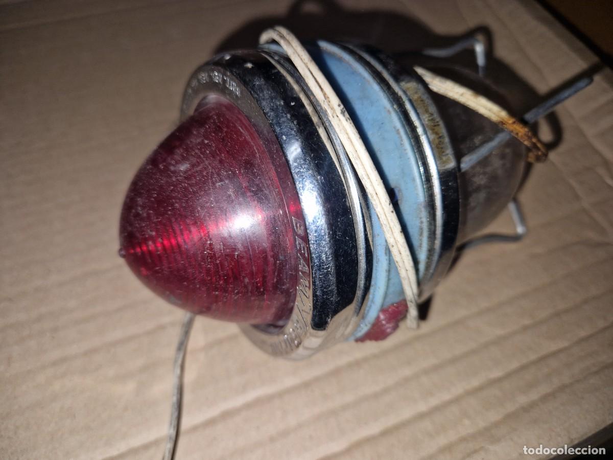 Antig&uuml;edades: ANTIGUO FAROL LINTERNA EMERGENCIA CON CABLE - Foto 1