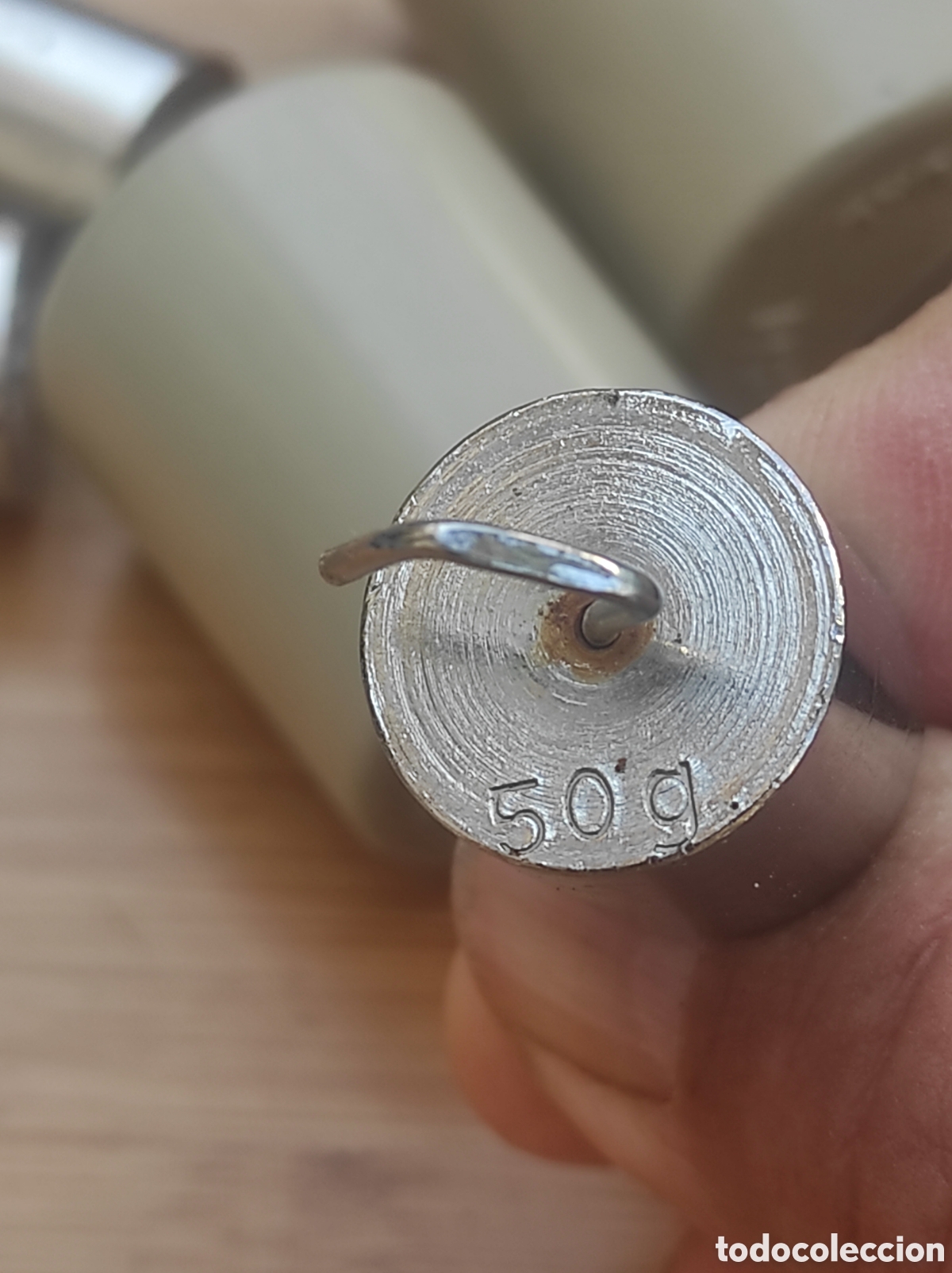 Antig&uuml;edades: Lote de 6 pesas de balanza - Foto 8