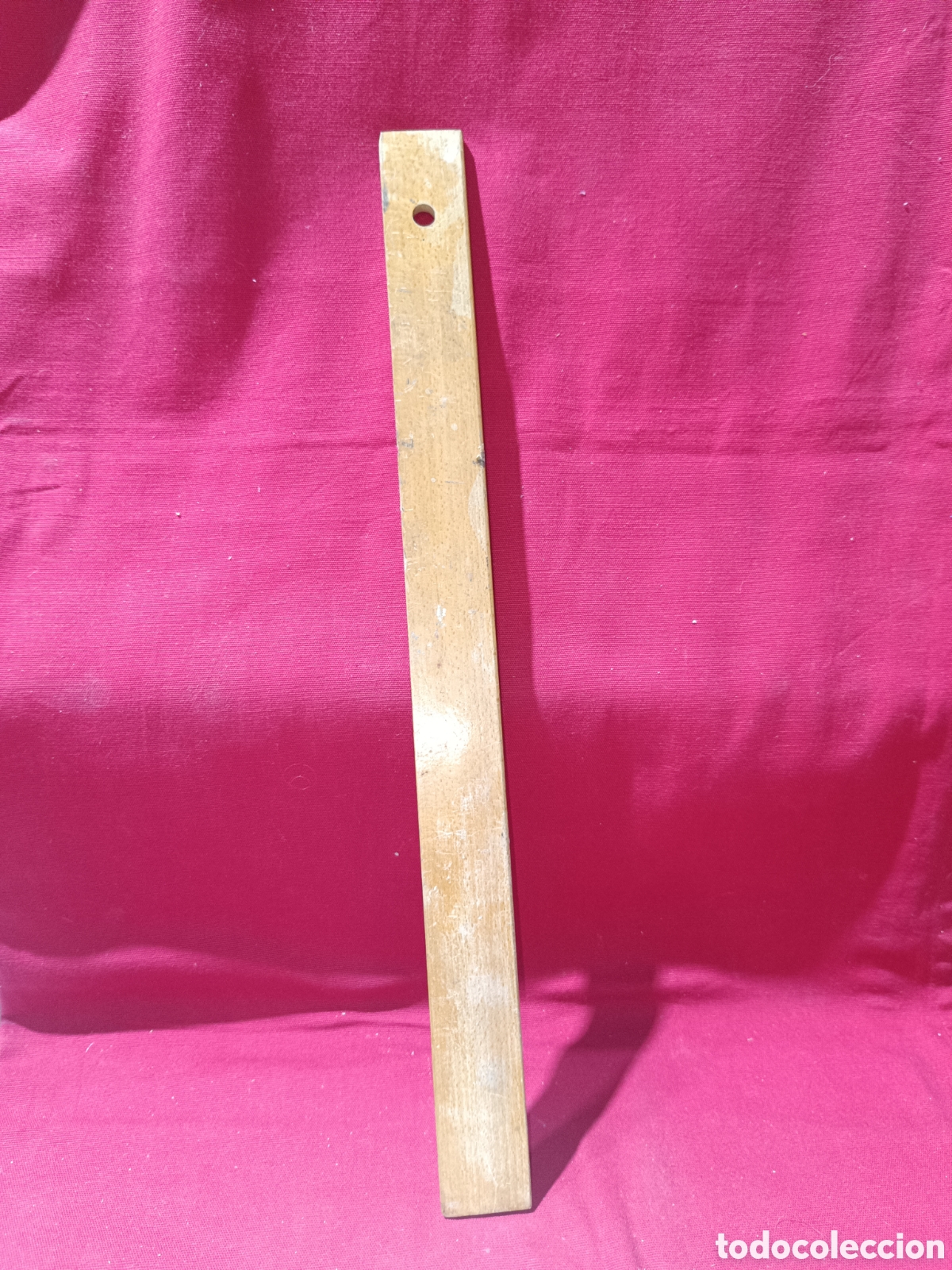 Antig&uuml;edades: Regla de modisto o costurero de madera - Foto 2
