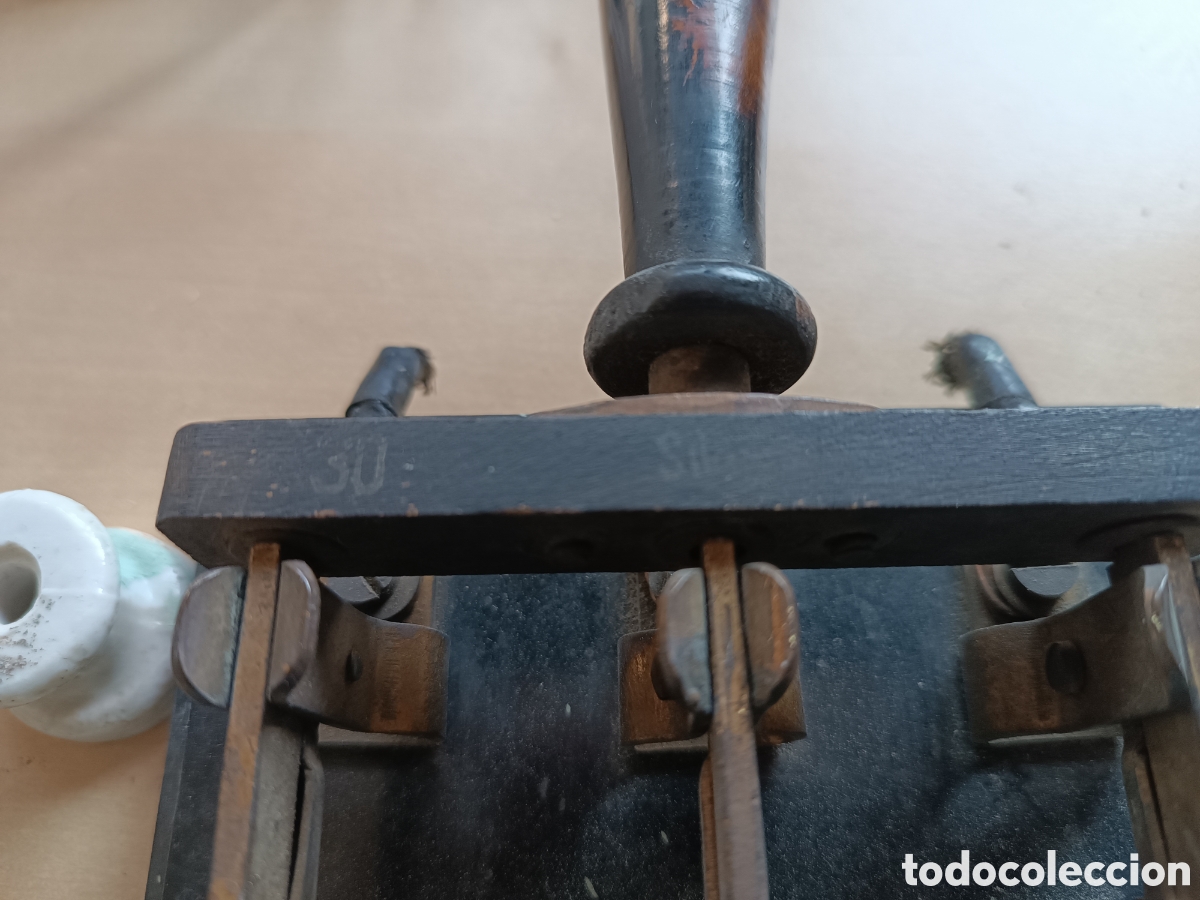 Antig&uuml;edades: Interruptor palanca 30 amp Silex - Foto 3