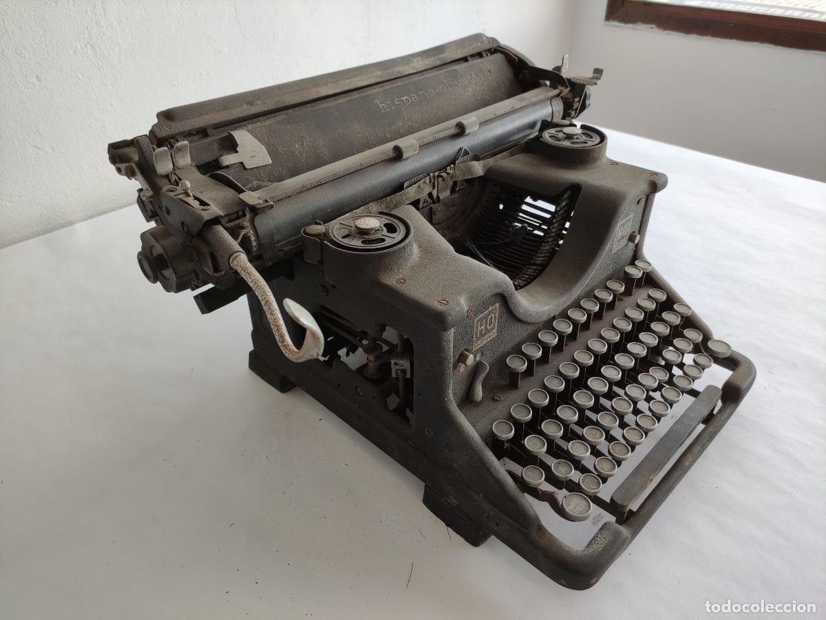 Antig&uuml;edades: M&aacute;quina de escribir Hispano-Olivetti - Foto 1