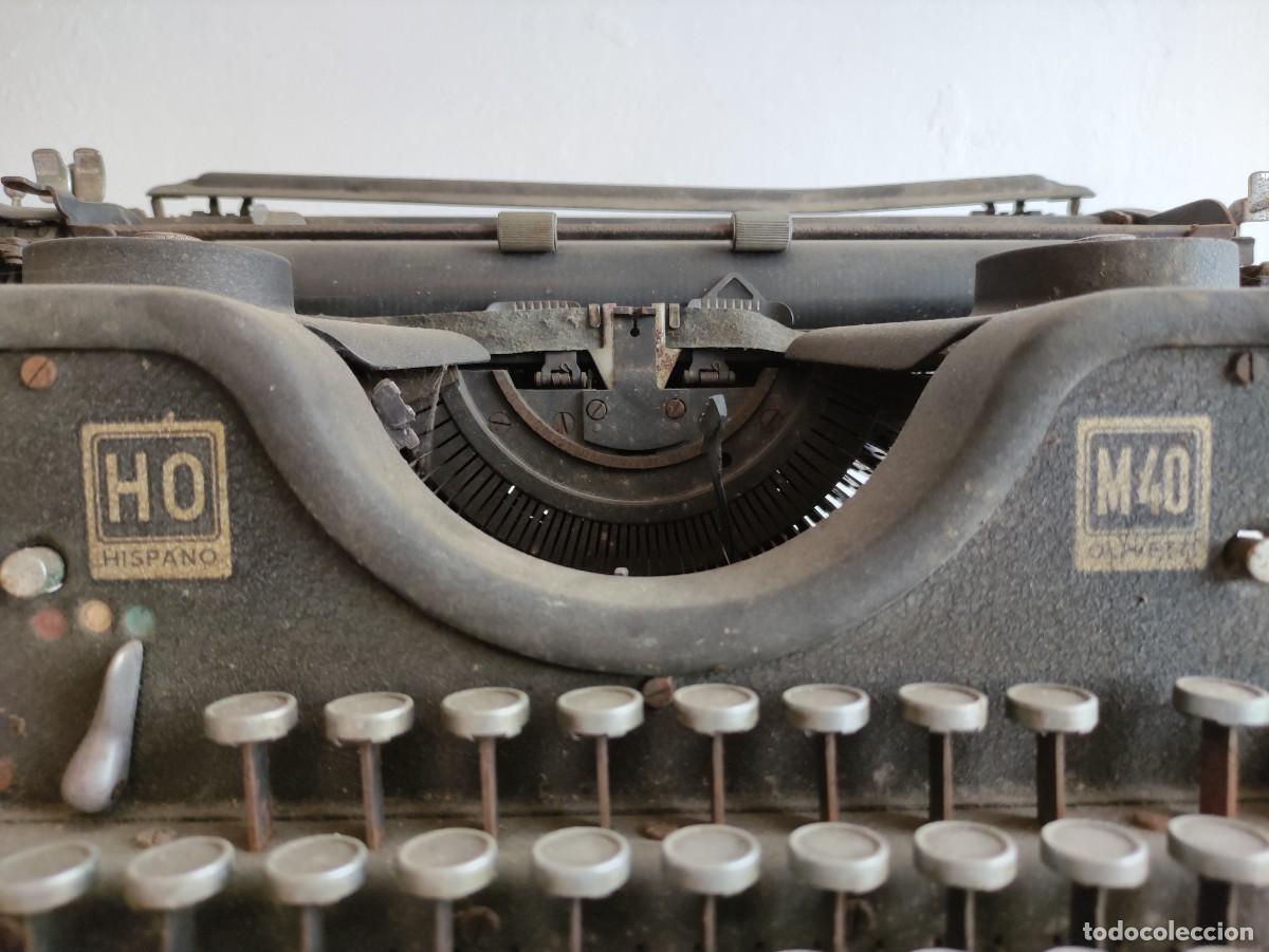 Antig&uuml;edades: M&aacute;quina de escribir Hispano-Olivetti - Foto 3
