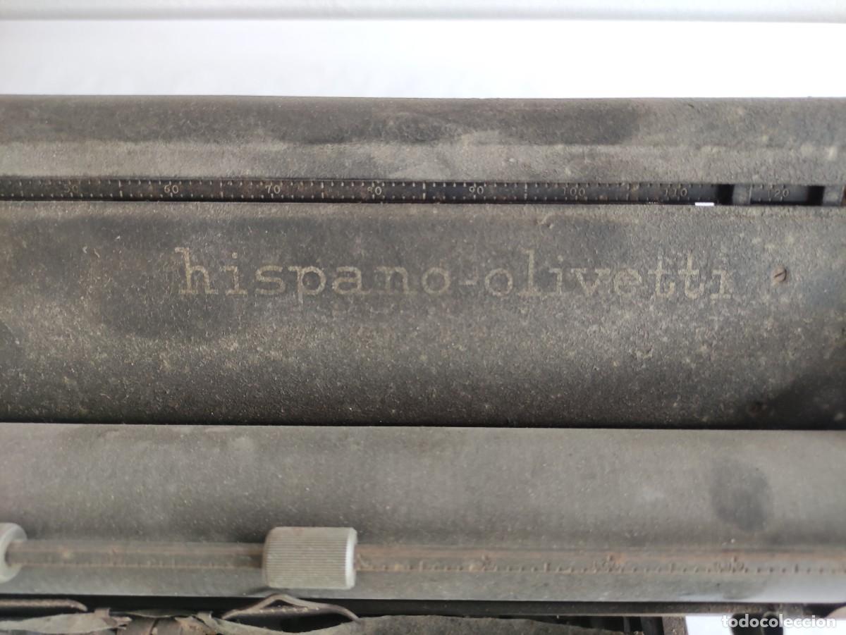Antig&uuml;edades: M&aacute;quina de escribir Hispano-Olivetti - Foto 4