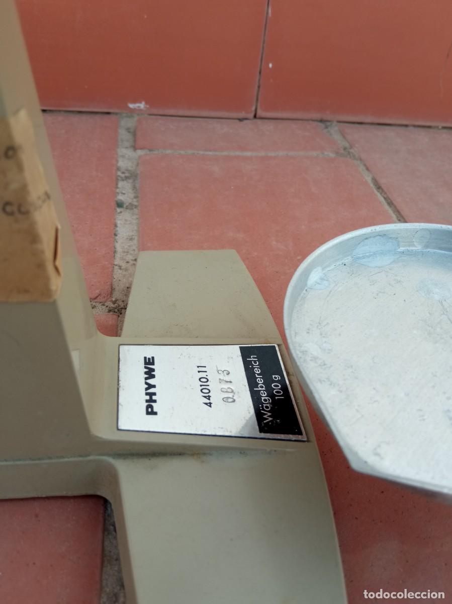 Antig&uuml;edades: Magn&iacute;fica balanza antigua PHYWE 100g. - Foto 2
