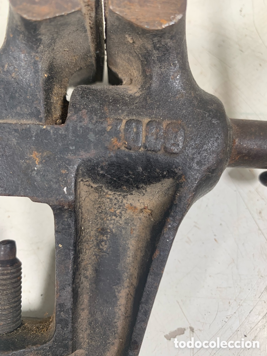 Antig&uuml;edades: 01_ tornillo de banco - Foto 4