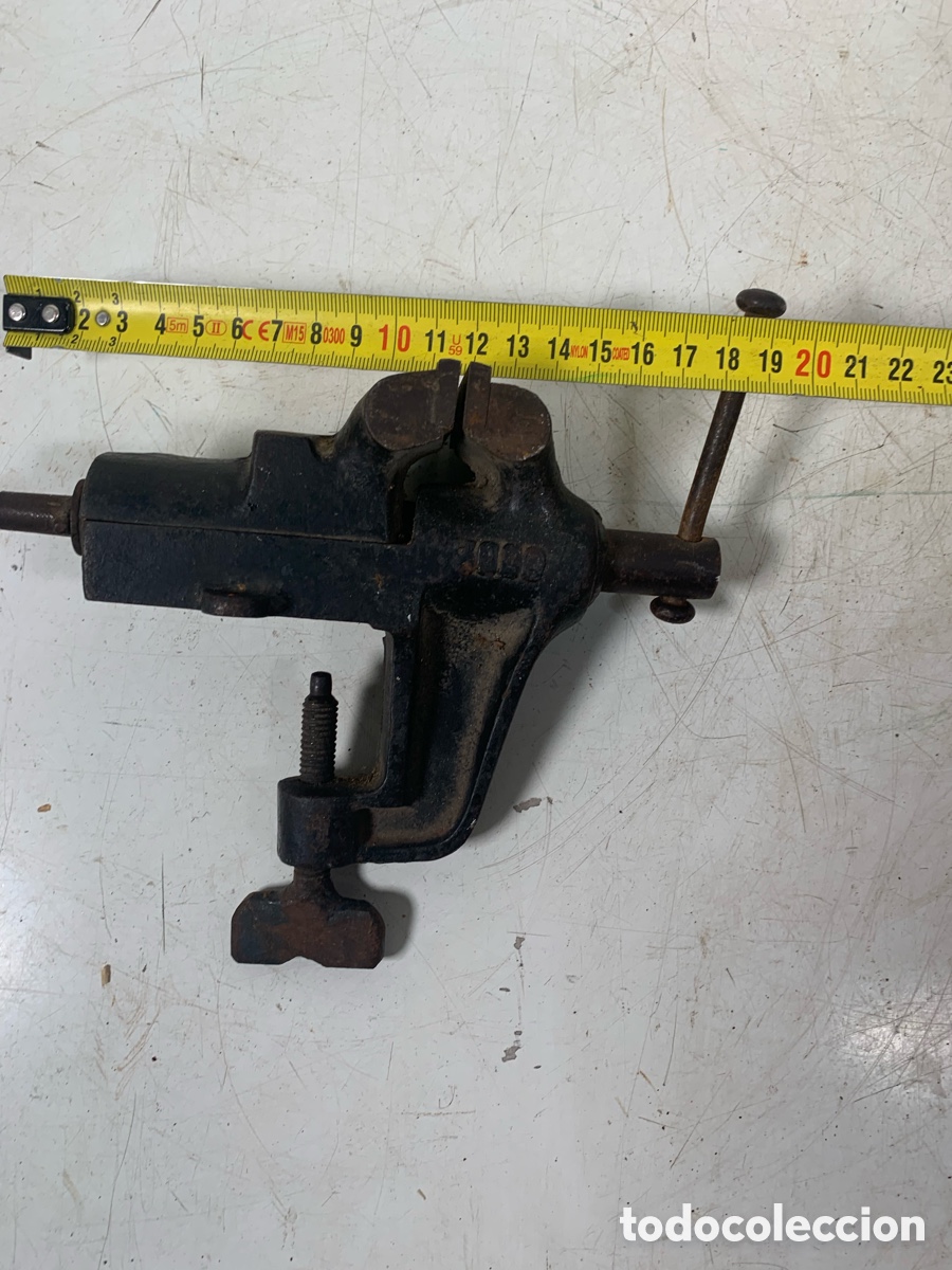 Antig&uuml;edades: 01_ tornillo de banco - Foto 5