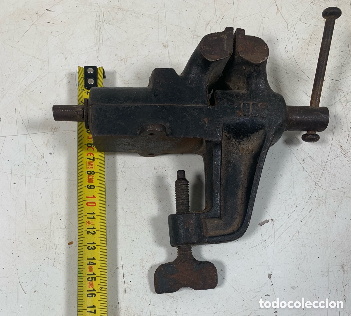 Antig&uuml;edades: 01_ tornillo de banco - Foto 6