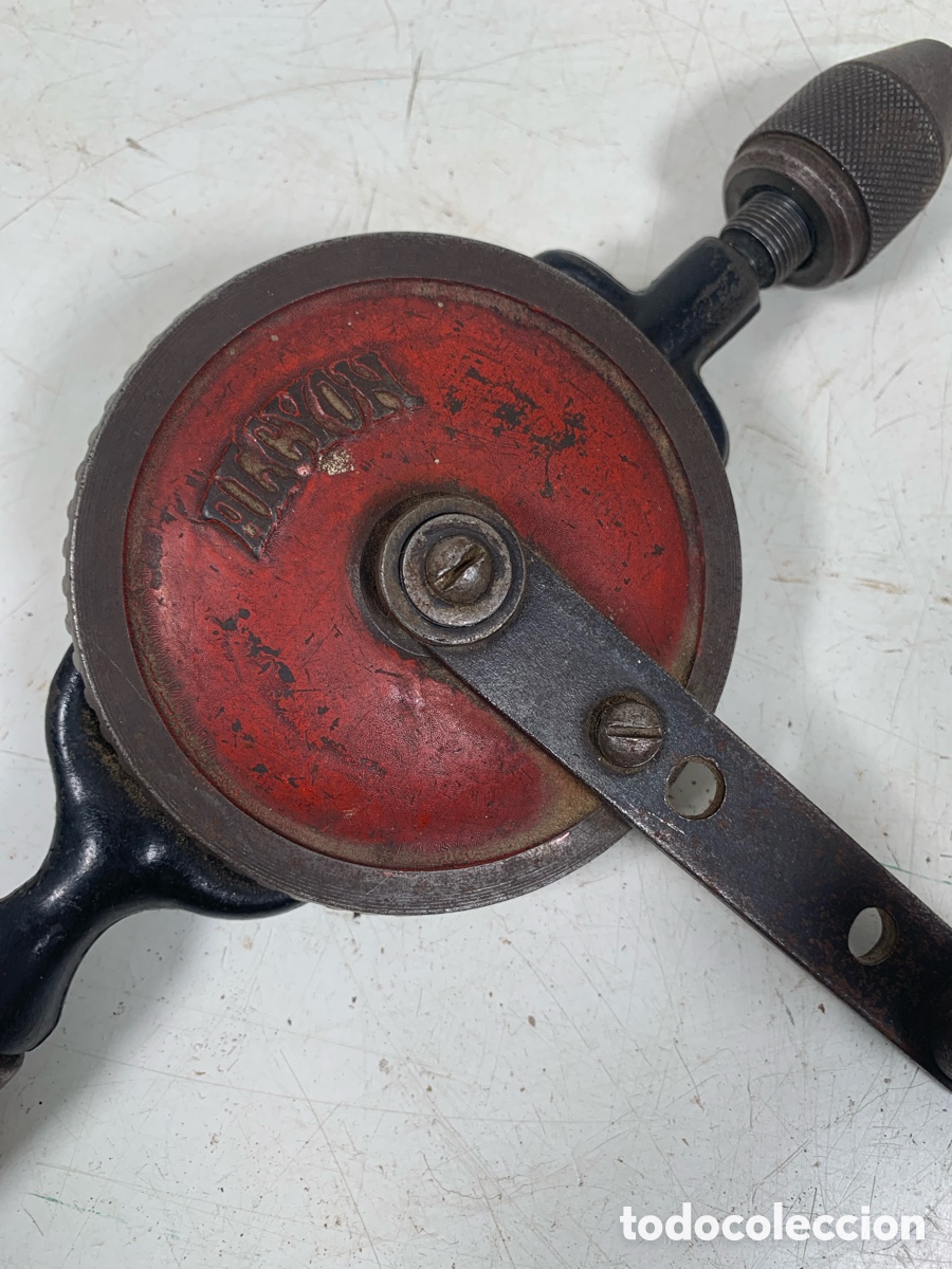 Antig&uuml;edades: 01_ taladro de mano alcyon - Foto 1