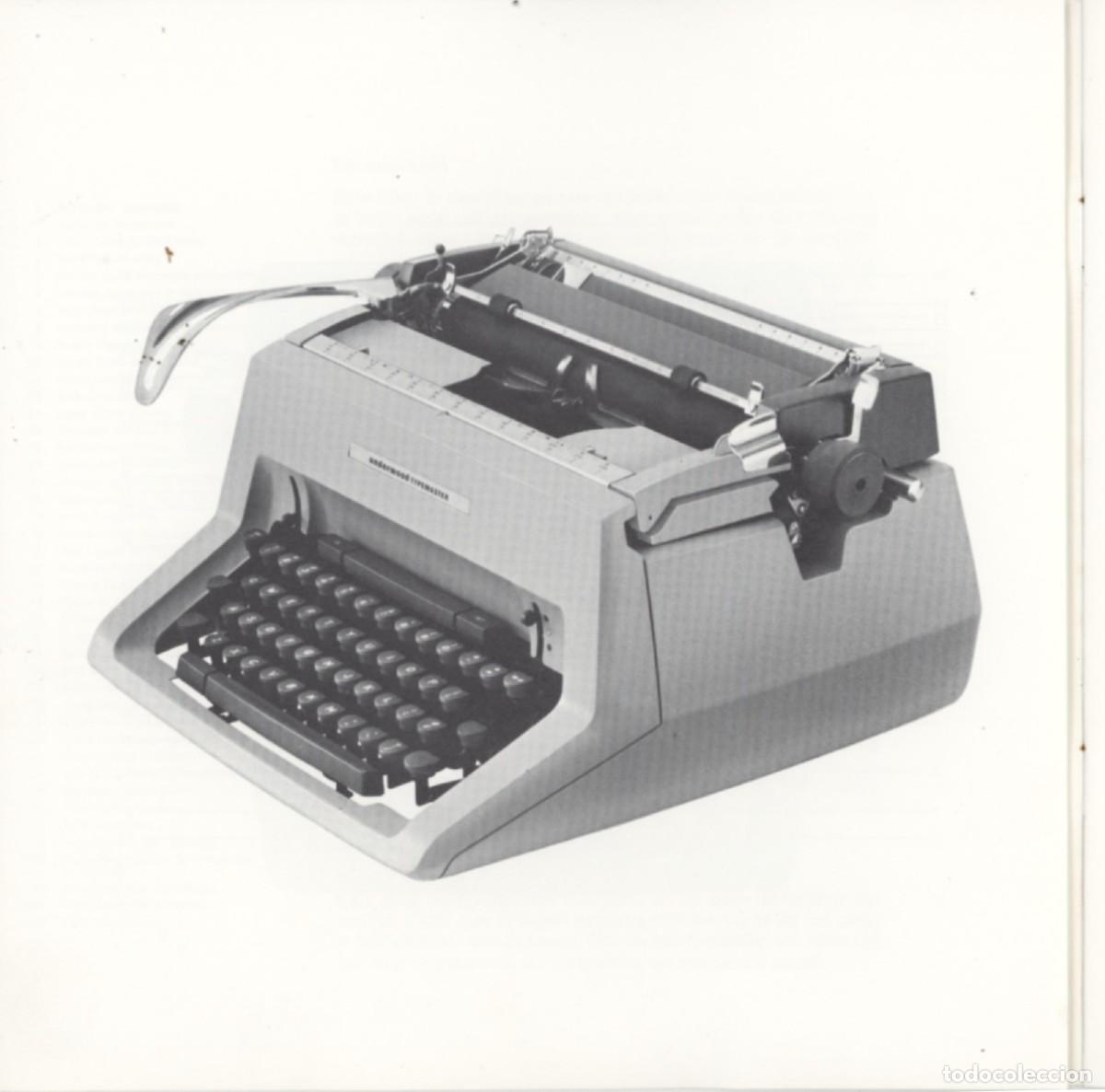 Antig&uuml;edades: Instrucciones m&aacute;quina de escribir Underwood Type Master. - Foto 2