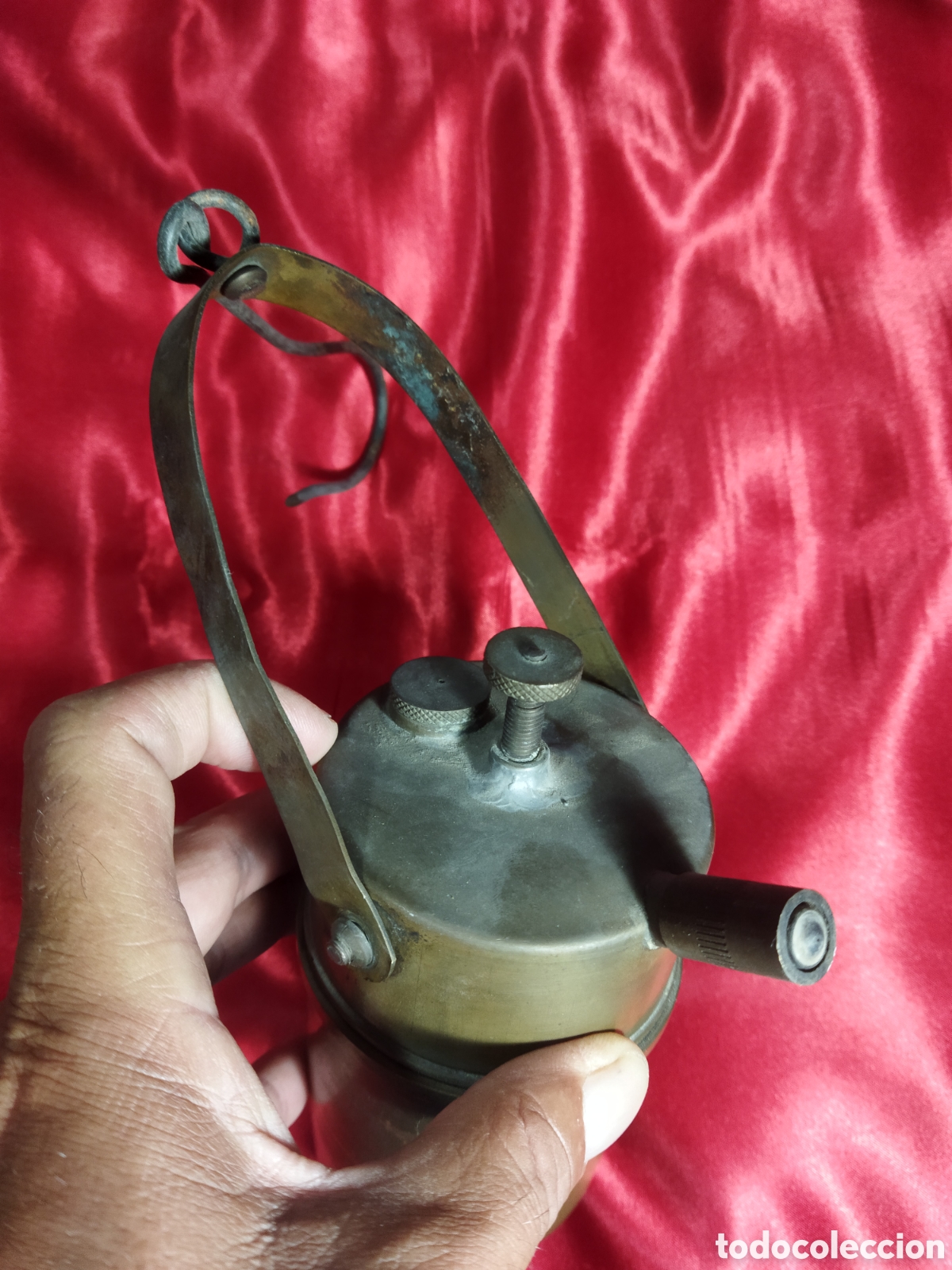 Antig&uuml;edades: Lampara carburo minero - Foto 2