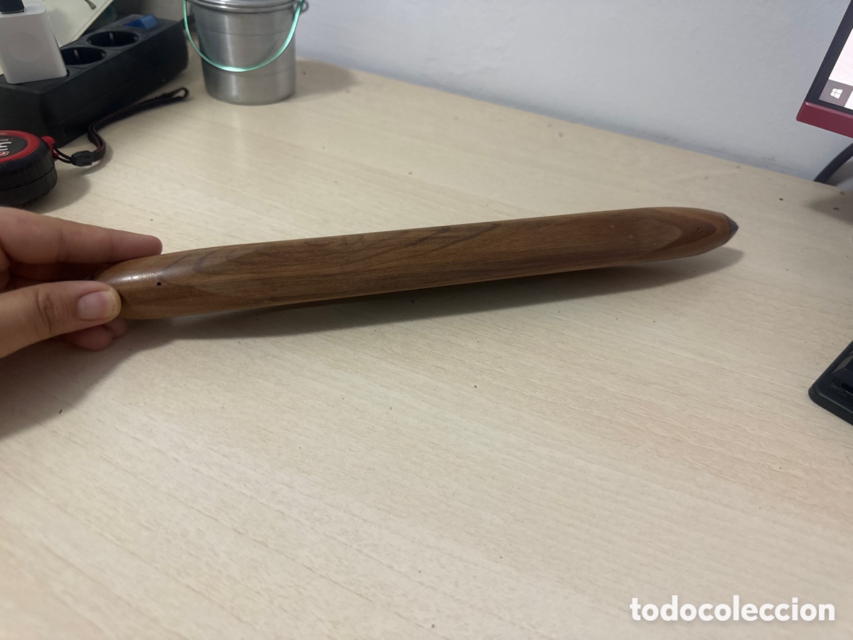 Antig&uuml;edades: Lanzadera de tejer de madera - Foto 7