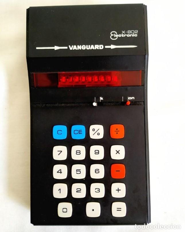 Antig&uuml;edades: 1973 - CALCULADORA VANGUARD X-802 - EN FUNCIONAMIENTO - Foto 1